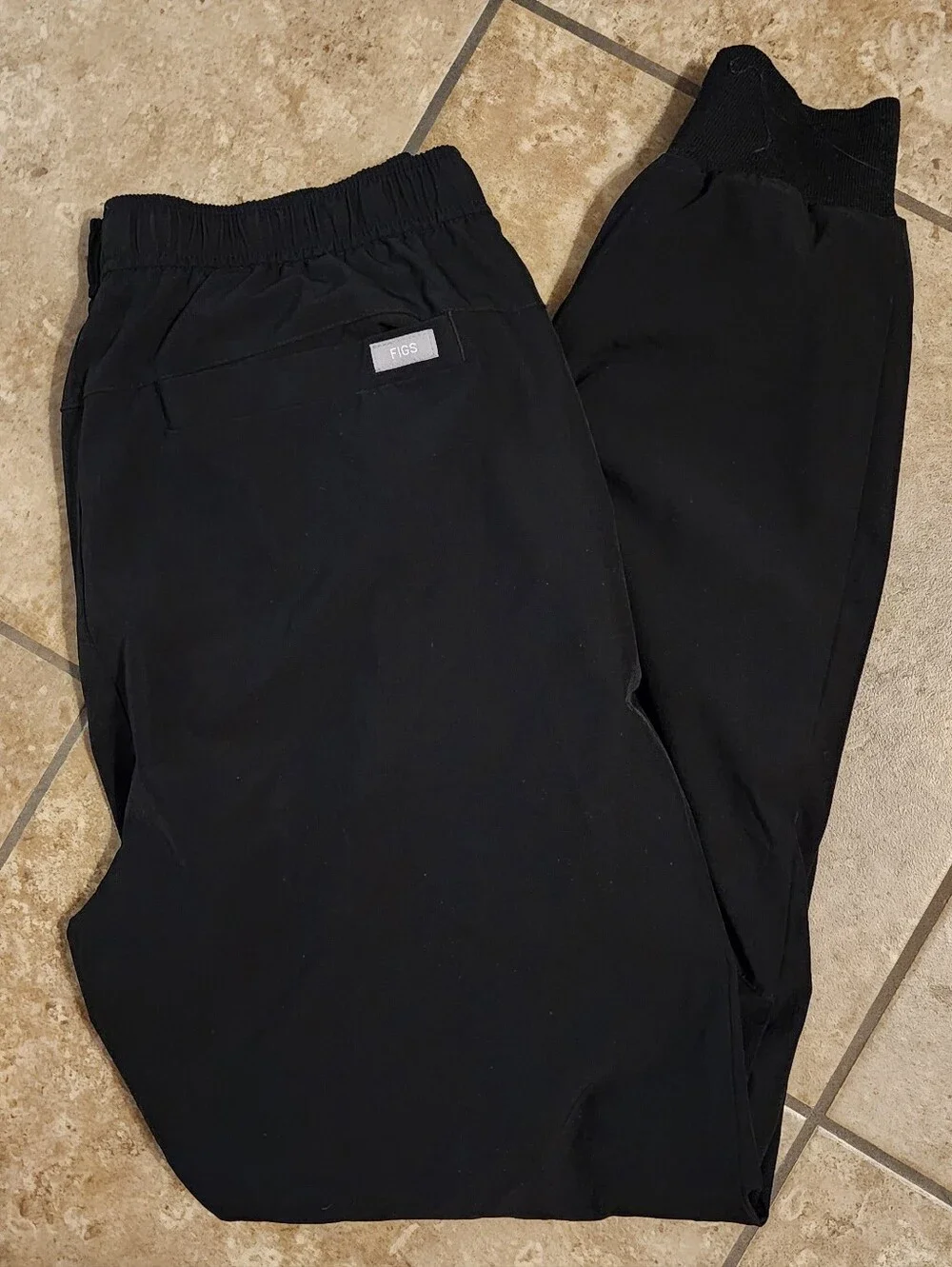 Large TALL Black Figs Lined Scrub Pants - Lot of 4